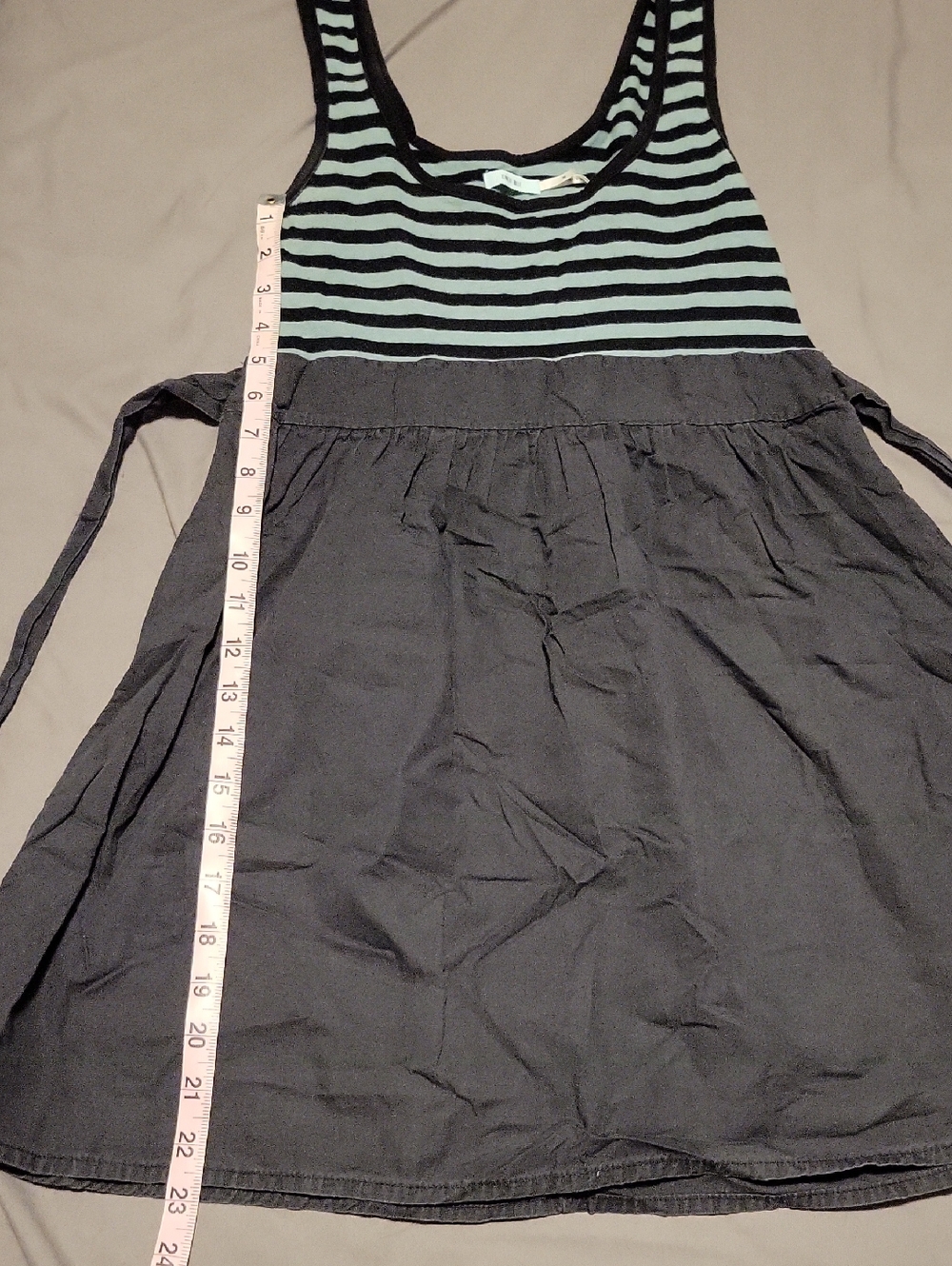 Kimchi Blue green & black striped tank dress - Picture 6 of 7